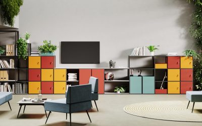 LAMBRATE: Flexible and functional cabinet system AVAILABLE FOR IMMEDIATE DELIVERY